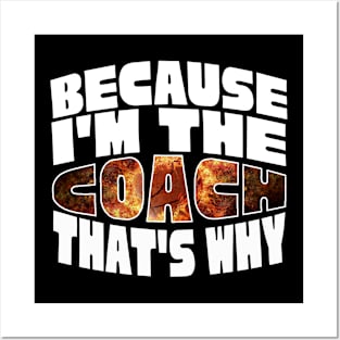 Funny Basketball Coach Dad Posters and Art